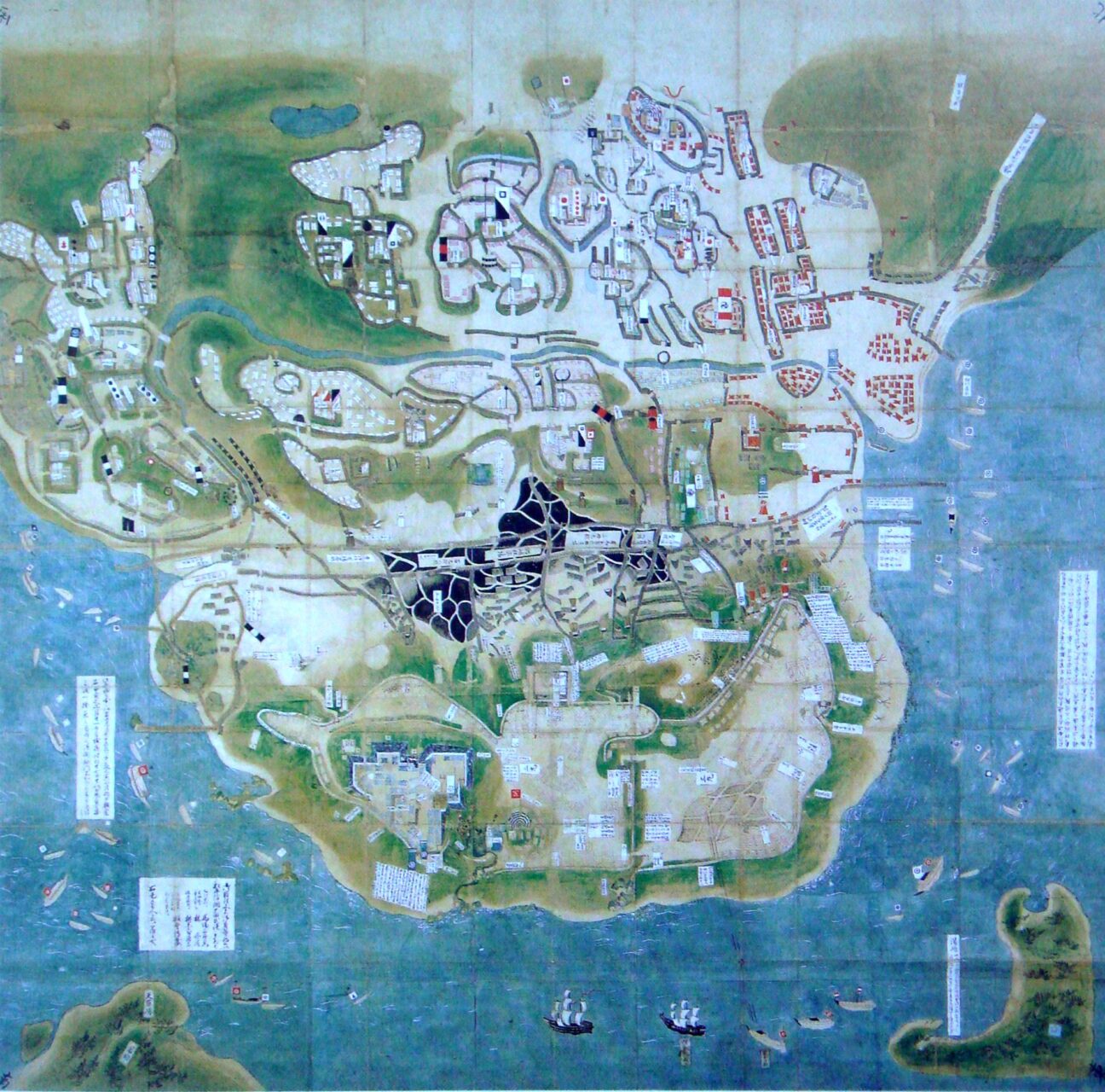 原城包囲の図