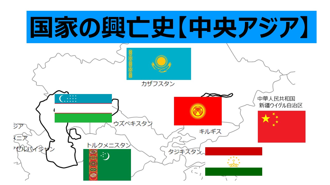 国家の興亡史【中央アジア】- さかのぼり年表