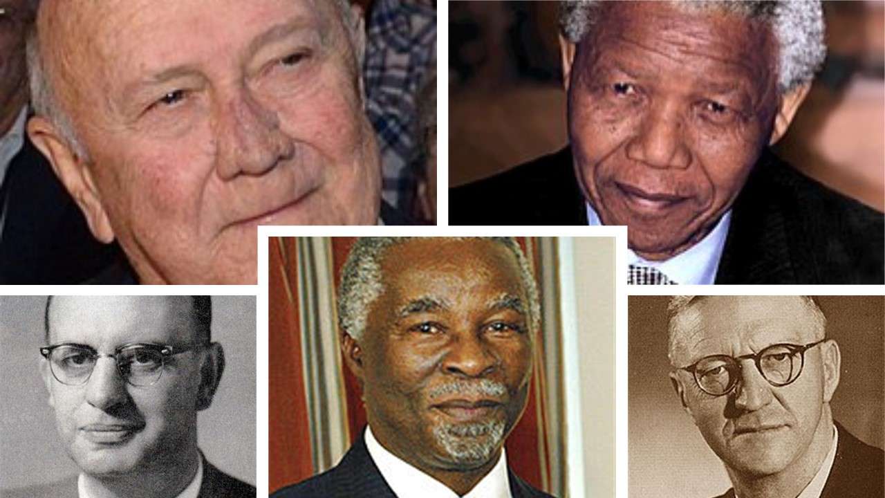 歴代南アフリカ大統領 Presidents of state of South Africa