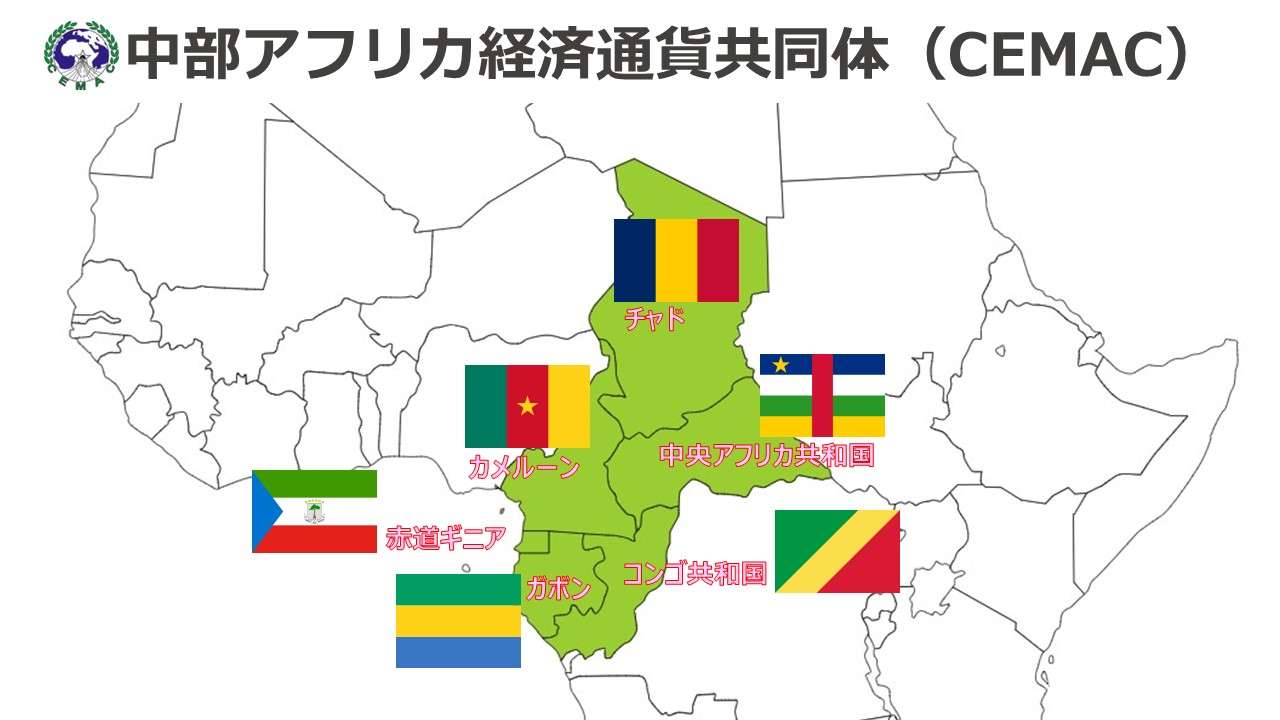 中部アフリカ経済通貨共同体（CEMAC）