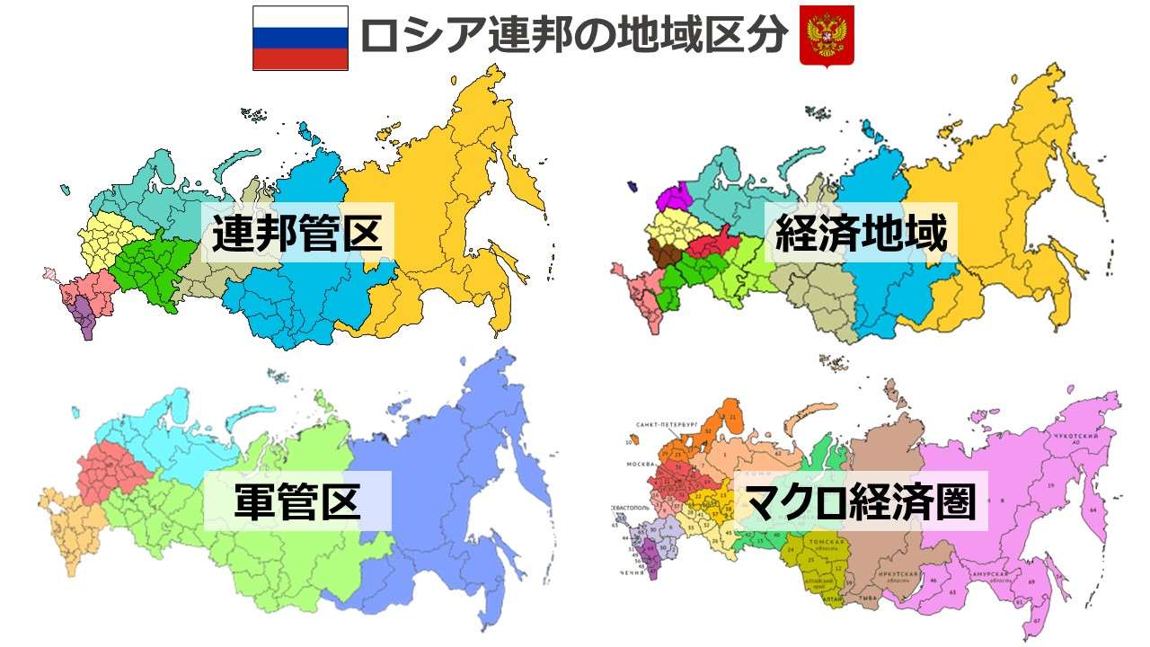 ロシア連邦の地域区分