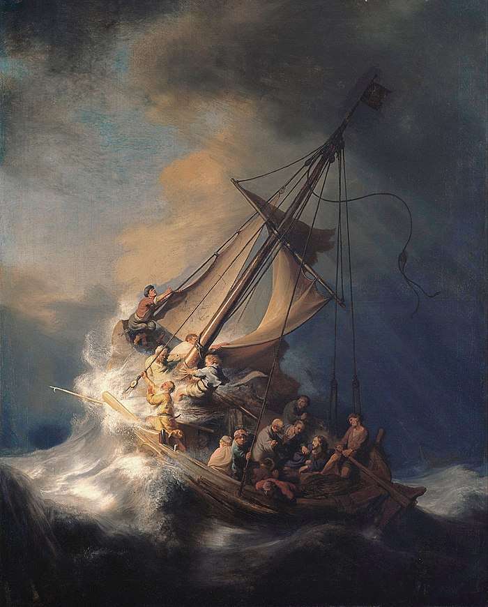 『ガリラヤの海の嵐』(1633)