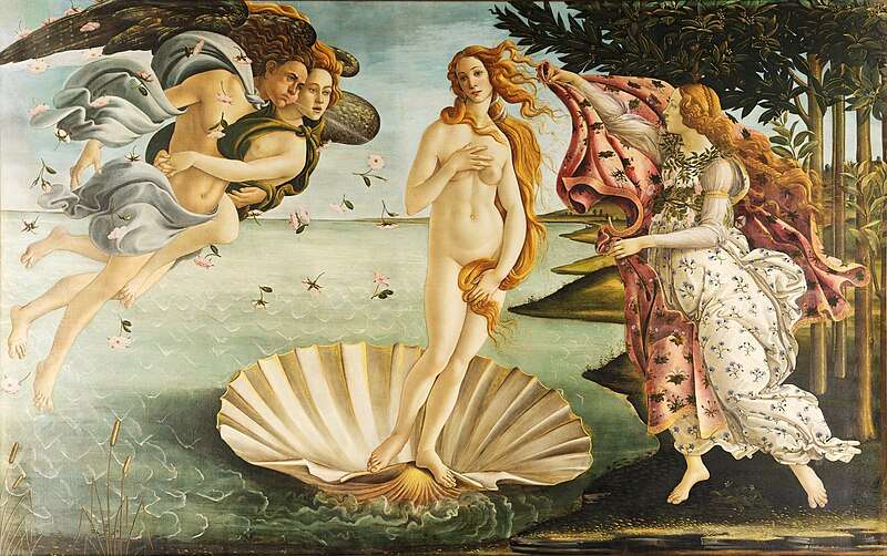 『ヴィーナスの誕生』（ca.1485）